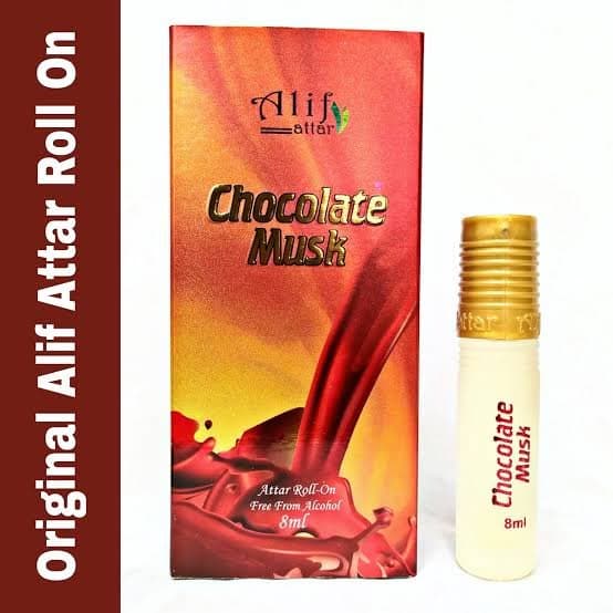 Alif Chocolate Musk Attar - 8 ml